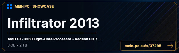 PC-Showcase Infiltrator 2013 von Medical auf MEIN PC