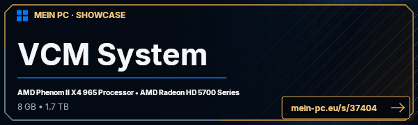PC-Showcase VCM System von Bluna-05 auf MEIN PC