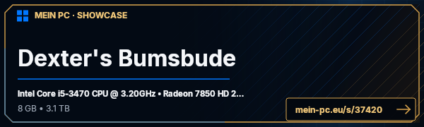PC-Showcase Dexter's Bumsbude von MacBumpcheese auf MEIN PC
