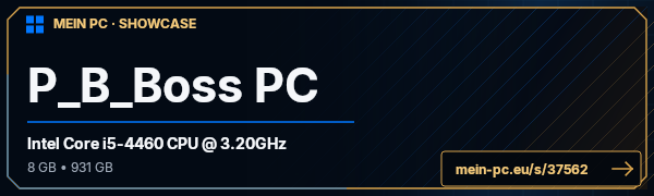 PC-Showcase P_B_Boss PC von P_B_Boss auf MEIN PC