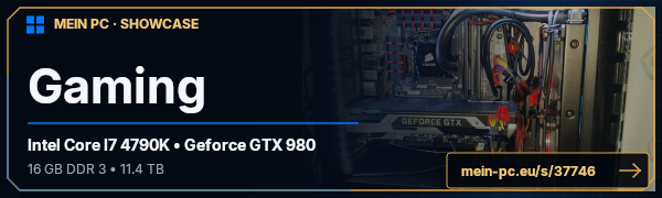 PC-Showcase Gaming von SWAT89892 auf MEIN PC