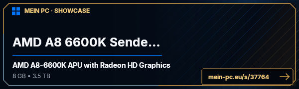 PC-Showcase AMD A8 6600K Sende PC   von DJ_Chaos_LG auf MEIN PC
