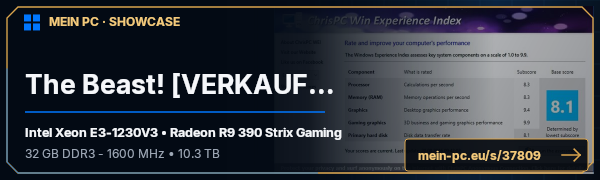 PC-Showcase The Beast! [VERKAUFT] von xSyrix auf MEIN PC