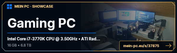 PC-Showcase Gaming PC von Sp4wN auf MEIN PC