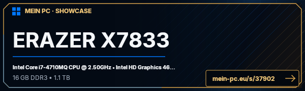 PC-Showcase ERAZER X7833 von StalkerGER auf MEIN PC