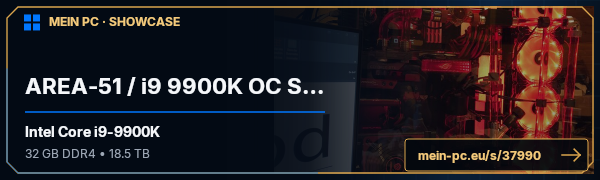 PC-Showcase AREA-51 / i9 9900K OC Setup von X-E-Qt-R auf MEIN PC