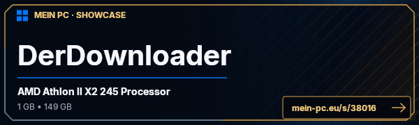 PC-Showcase DerDownloader von Joe1975 auf MEIN PC