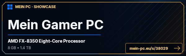 PC-Showcase Mein Gamer PC von DangerouS auf MEIN PC