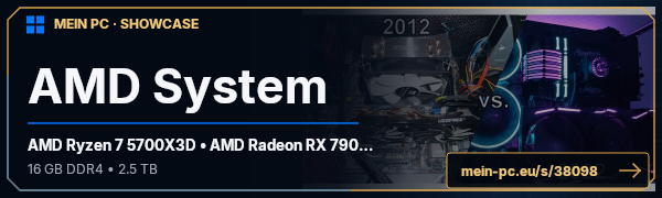 PC-Showcase AMD System von BjörnW auf MEIN PC