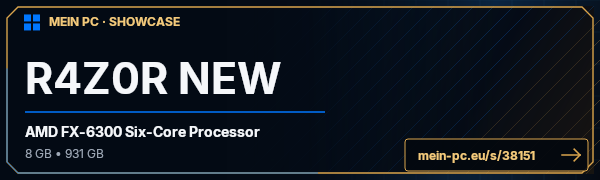 PC-Showcase R4Z0R NEW von mopeed auf MEIN PC