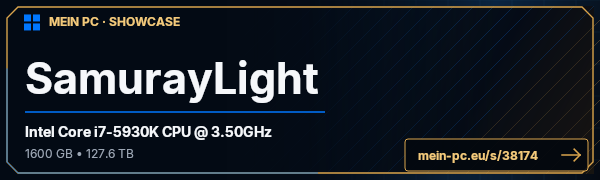 PC-Showcase SamurayLight von SamurayLight auf MEIN PC