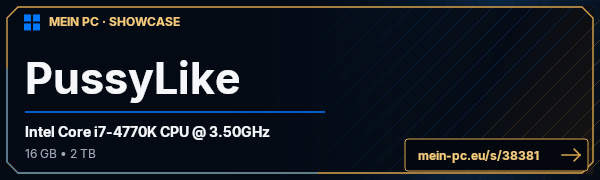 PC-Showcase PussyLike von Achselanka666 auf MEIN PC