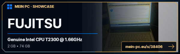 PC-Showcase FUJITSU von miaumiau auf MEIN PC