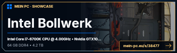 PC-Showcase Intel Bollwerk von ossinator auf MEIN PC