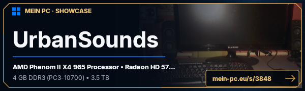 PC-Showcase UrbanSounds von UrbanSounds auf MEIN PC