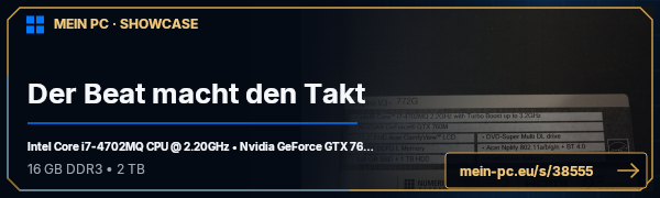PC-Showcase Der Beat macht den Takt von SixtyFive auf MEIN PC