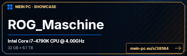 PC-Showcase ROG_Maschine von GmA1982 auf MEIN PC