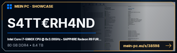 PC-Showcase S4TT€RH4ND von Sh4tterh4nd auf MEIN PC