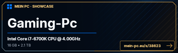 PC-Showcase Gaming-Pc von Chrischan auf MEIN PC