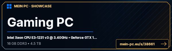 PC-Showcase Gaming PC von TheNinja114 auf MEIN PC