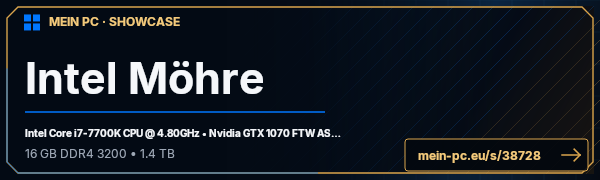 PC-Showcase Intel Möhre von Psyrus_83 auf MEIN PC