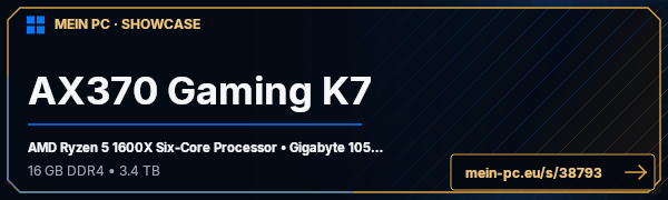 PC-Showcase AX370 Gaming K7 von Samsonetty auf MEIN PC
