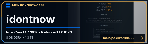 PC-Showcase idontnow von Jodasan2K auf MEIN PC