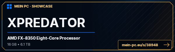 PC-Showcase XPREDATOR von Rico2012 auf MEIN PC