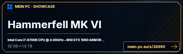 PC-Showcase Hammerfell MK VI von KuanYin auf MEIN PC