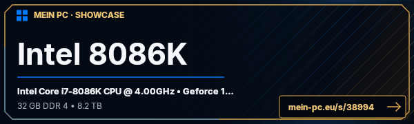 PC-Showcase Intel 8086K von Darkage auf MEIN PC