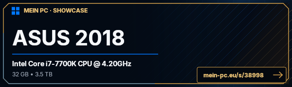 PC-Showcase ASUS 2018 von rtw12 auf MEIN PC