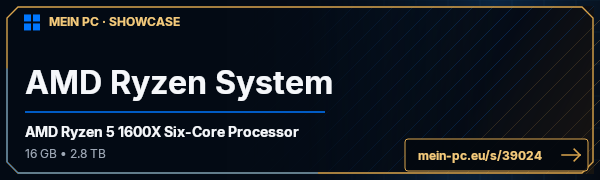 PC-Showcase AMD Ryzen System von ChaosLG auf MEIN PC