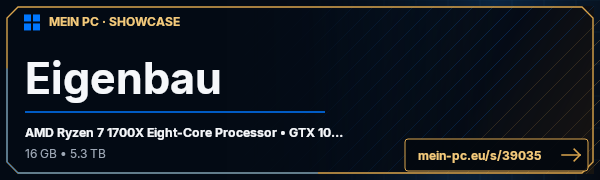 PC-Showcase Eigenbau von Kingsman288 auf MEIN PC