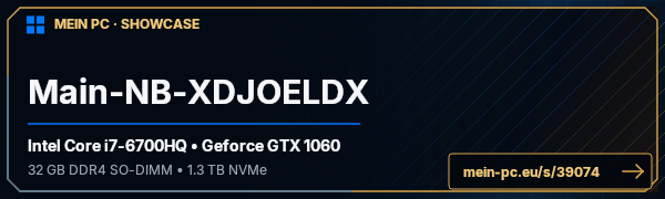 PC-Showcase Main-NB-XDJOELDX von xDJoelDx auf MEIN PC