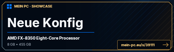 PC-Showcase Neue Konfig von Nippilein auf MEIN PC