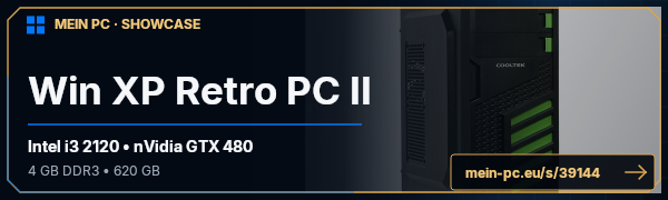 PC-Showcase Win XP Retro PC II von KuanYin auf MEIN PC