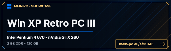 PC-Showcase Win XP Retro PC III von KuanYin auf MEIN PC
