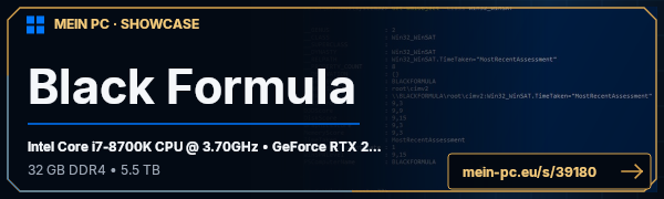 PC-Showcase Black Formula von [Teddy] auf MEIN PC