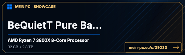PC-Showcase BeQuietT Pure Base von Bonzai03 auf MEIN PC