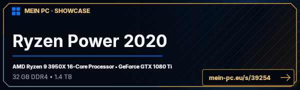 PC-Showcase Ryzen Power 2020 von ManeZockt auf MEIN PC