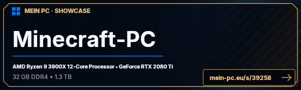 PC-Showcase Minecraft-PC von donjuan10071991 auf MEIN PC