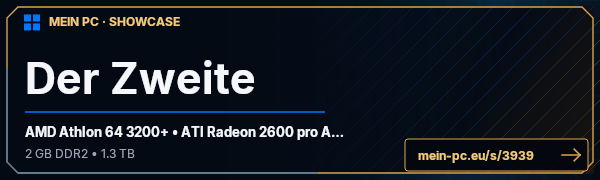 PC-Showcase Der Zweite von pcnator auf MEIN PC