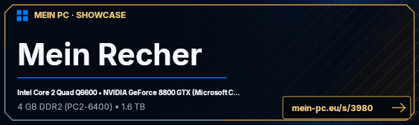 PC-Showcase Mein Recher von pazifist auf MEIN PC