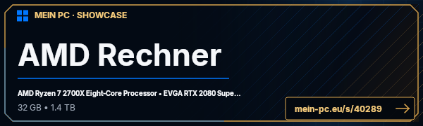 PC-Showcase AMD Rechner von powerfcr auf MEIN PC