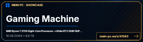 PC-Showcase Gaming Machine von Nplays auf MEIN PC