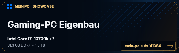 PC-Showcase Gaming-PC Eigenbau von iThomasAR auf MEIN PC