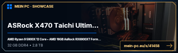 PC-Showcase ASRock X470 Taichi Ultimate AMD X470 von PolytroX auf MEIN PC