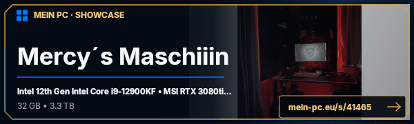 PC-Showcase Mercy´s Maschiiin von Mercy23 auf MEIN PC