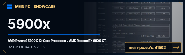 PC-Showcase 5900x von xVeng3ance auf MEIN PC