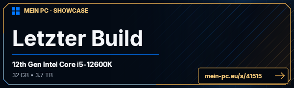 PC-Showcase Letzter Build von _R3mmy_ auf MEIN PC